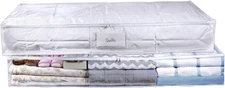 Clear Underbed Storage Bag, Durable Vinyl Material to Shield Your Contents from 