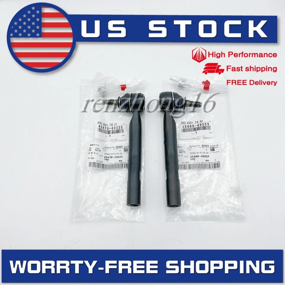 OEM 2X Right & Left Steering Tie Rod End Set For 2009-2016 Toyota Venza Foto 3 de 4