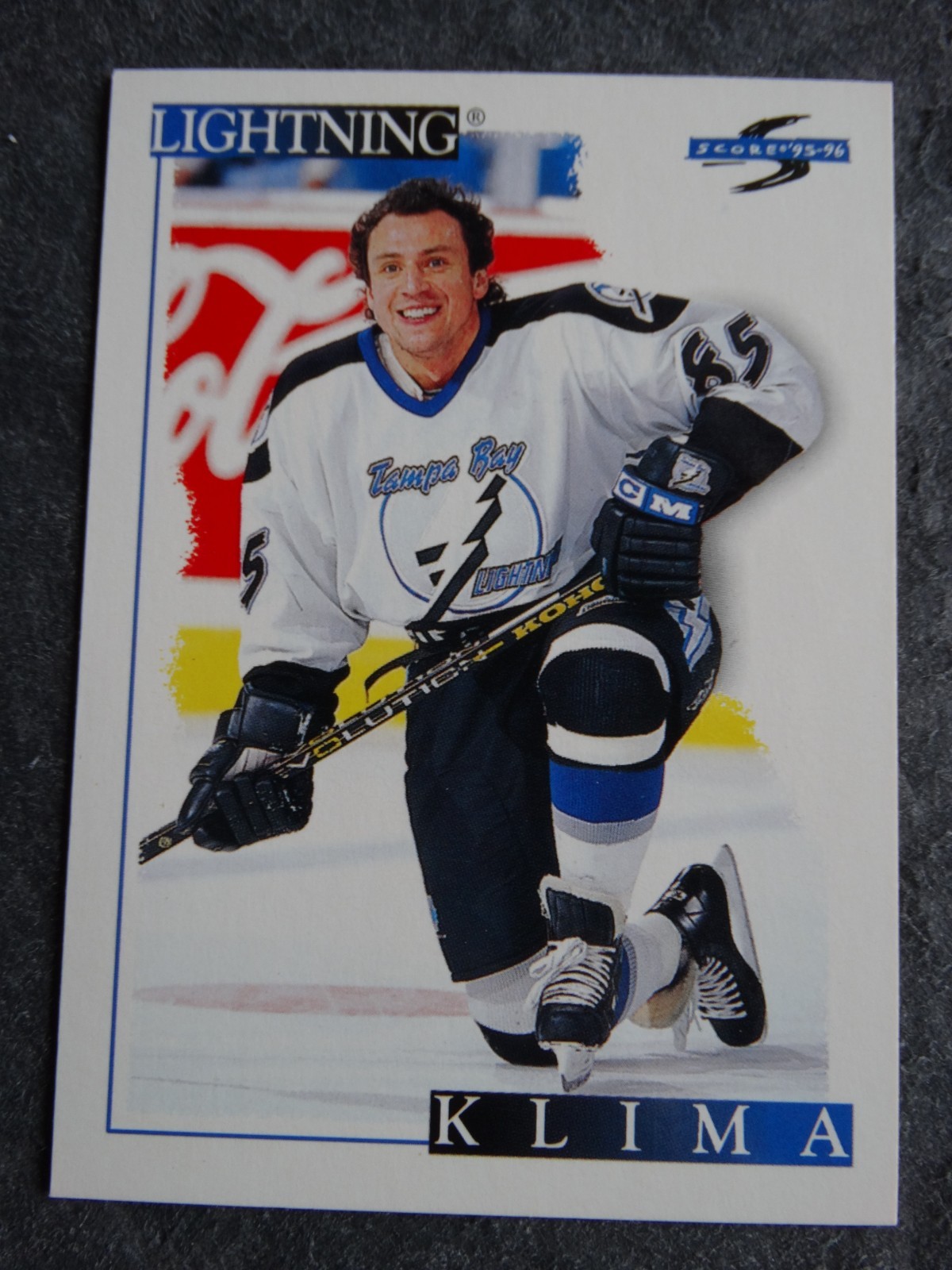 1995-96 Score #65 Petr Klima Tampa Bay Lightning Hockey Card