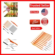 Precision Carbon Target Practice Arrows - 30 Inch with Removable Tips (12 Pack)