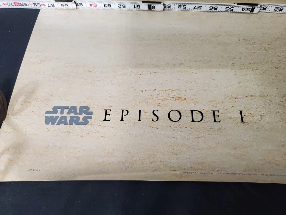 Póster Teaser Original Star Wars Episodio I La Amenaza Fantasma 27" x 40" Foto 3 de 4