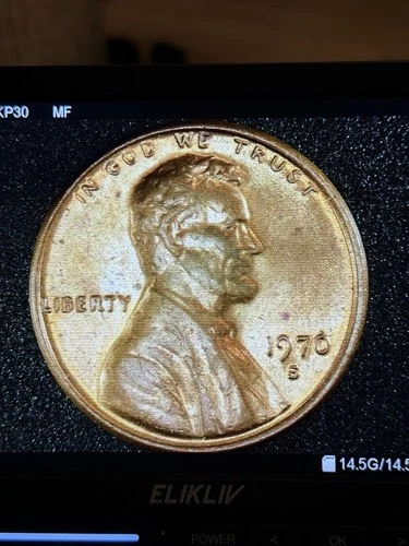 1970-S Lincoln Memorial Large Date Cent Double Die Errors BU Penny