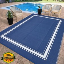Garvee 9x18 Outdoor Patio Rug Plastic Straw Reversible Camping Carpet