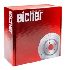 2x Front Brake Discs Set Pair Vented fits CITROEN SAXO VTS 96 to 04 247mm EICHER