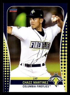 Chazz Martinez 2023 Choice Columbia Fireflies #03 Columbia Fireflies