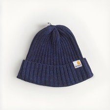 Image of Carhartt WIP Phoenix Beanie Dark Navy/Metro Blue Heather One Size