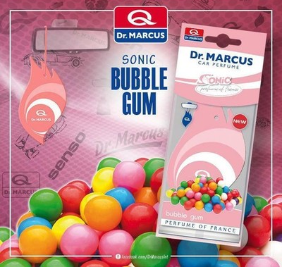  Dr.Marcus 2x Sonic Hanging Lufterfrischer Bubble Gum French Parfum