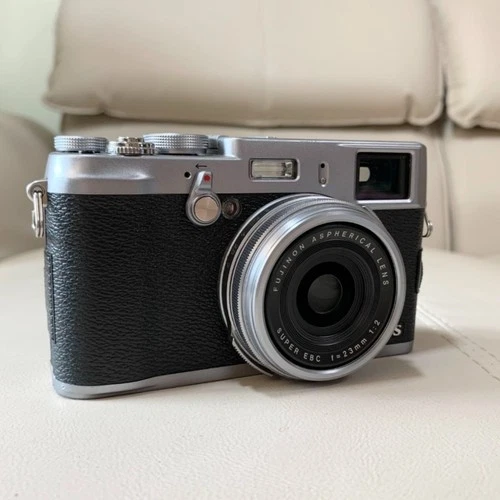 Fujifilm X100S Digital Camera Silver Black 16.3MP APS-C Hybrid View Film Sim image 6