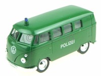 Vw T1 Bus Polizei Modellauto Welly 1:34