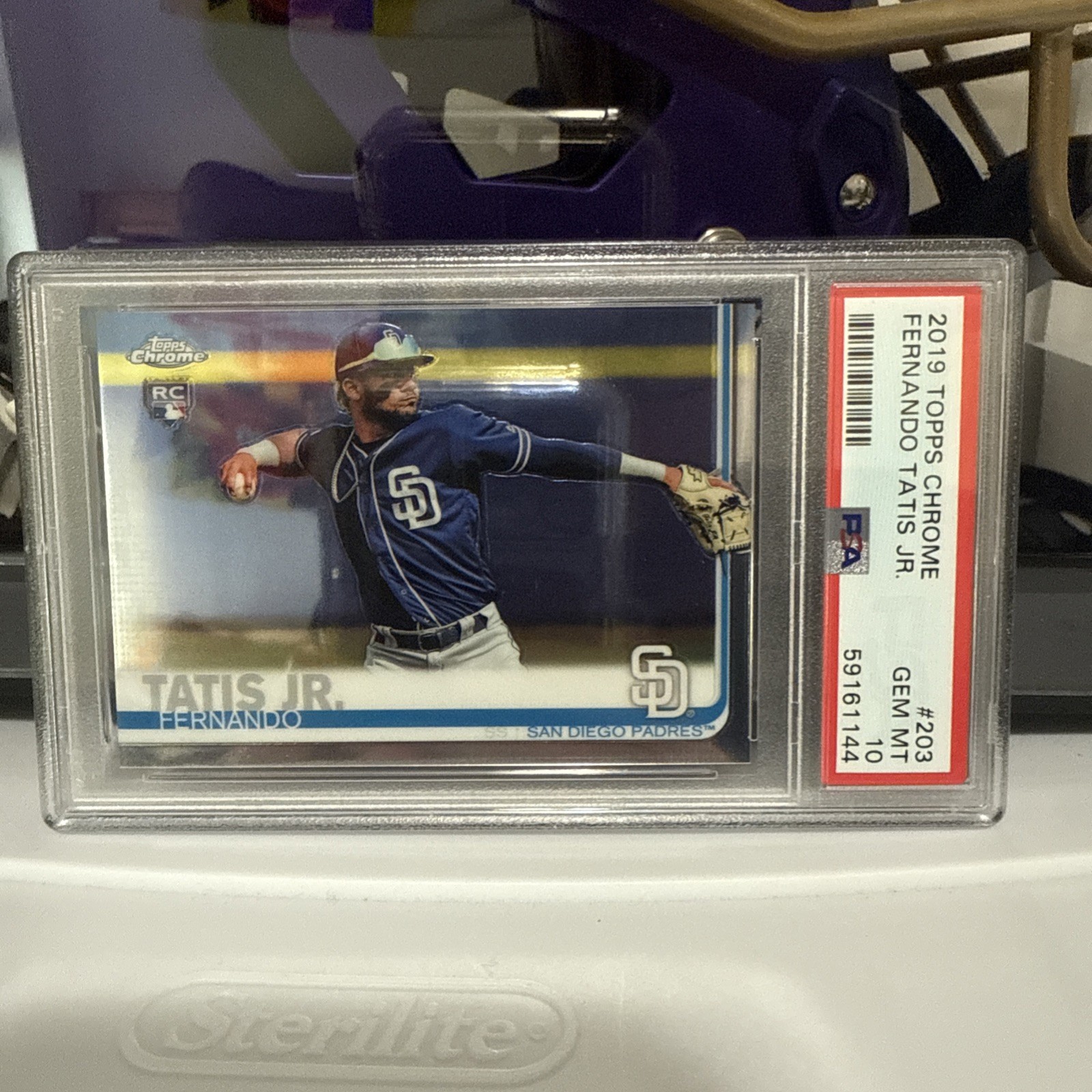 Fernando Tatis Jr. RC Rookie 2019 Topps Chrome #203 PSA 10