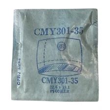 NOS Germanow-Simon Pioneer Crystal CMY301-35 SEALED FOR PARTS 22.6 x 19.1