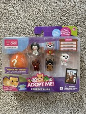 Adopt Me Perfect Pups Mini Figure Set with Mystery Pet - 6pk Toy New With Box