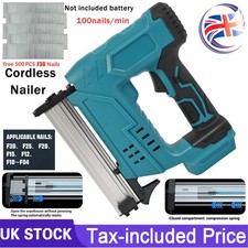 Cordless Brad Nail Gun Framing Finshing Staple Nailer For Makita 18V Battery UA~