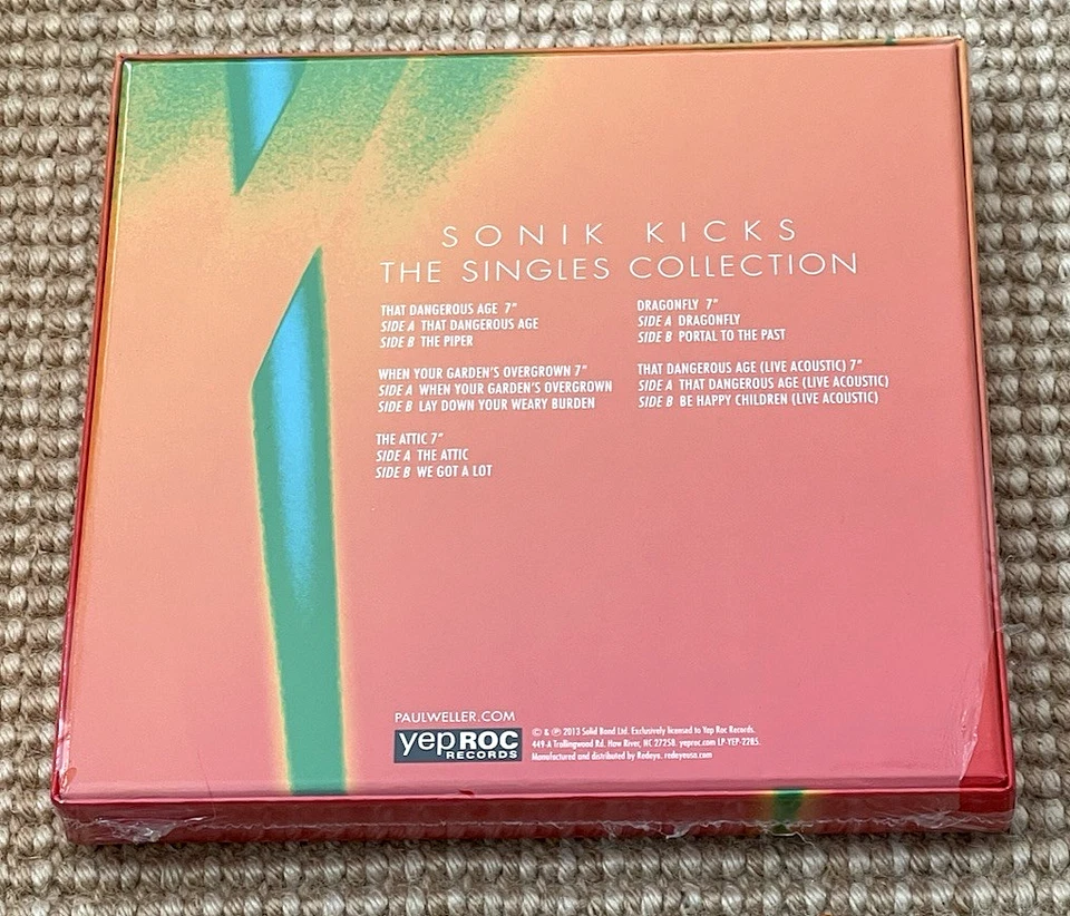 PAUL WELLER  Sonik Kicks  COLOURED VINYL SINGLES BOXSET RSD 2013  SIGNED POSTER Foto 2 de 4