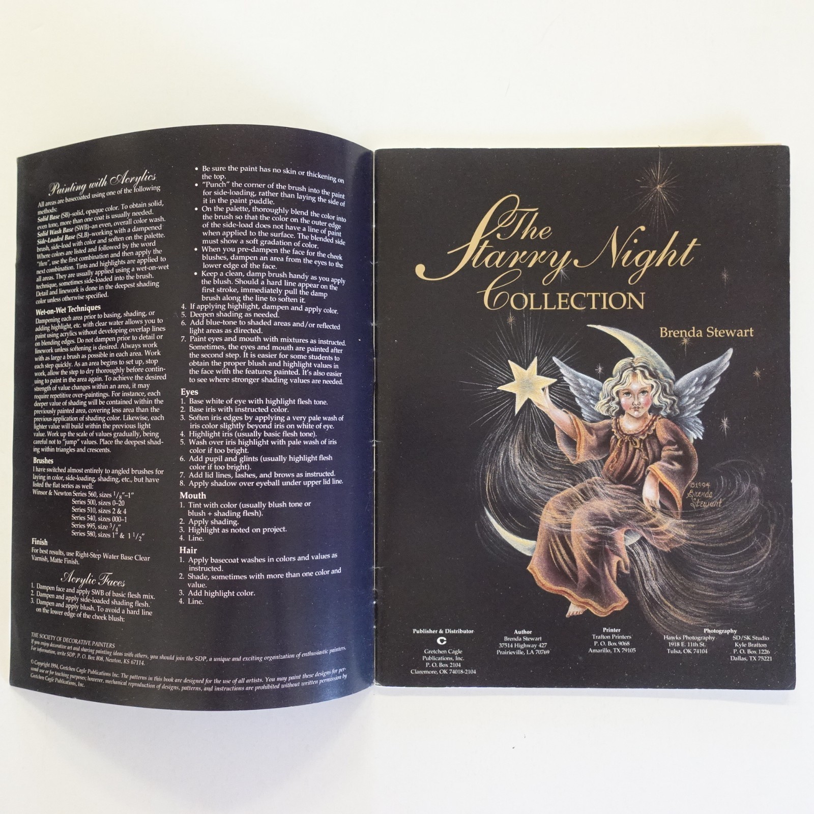 Vtg Lot of 6 Tole Painting Books Christmas Holiday Xmas Santa Angels Nostalgic