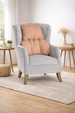 ORTHOPEDIC BACK SUPPORT LUMBER PILLOW CUSHION FOR CHAIR SOFA (SAND)