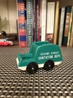 Fisher Price Little People Vintage Sesame Street SANITATION TRUCK Garbage Green