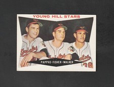 1960 Topps Young Hill Stars #399  ~~ Pappas Fisher Walker ~~ Nice Card