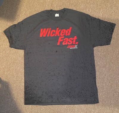 Advance Auto Parts Andy Seuss ''WICKED FAST'' NASCAR Modified Team Issue T-shirt