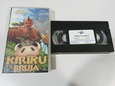 KIRIKU And The Witch MICHEL OCELOT - VHS Tape Spanish