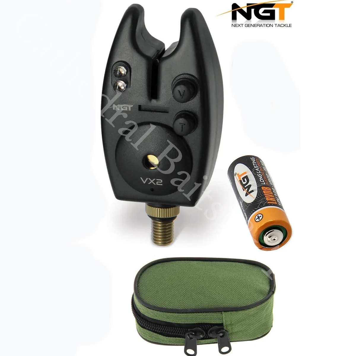NGT VX2 Bite Alarms with Volume Control Carp Course Fishing inc