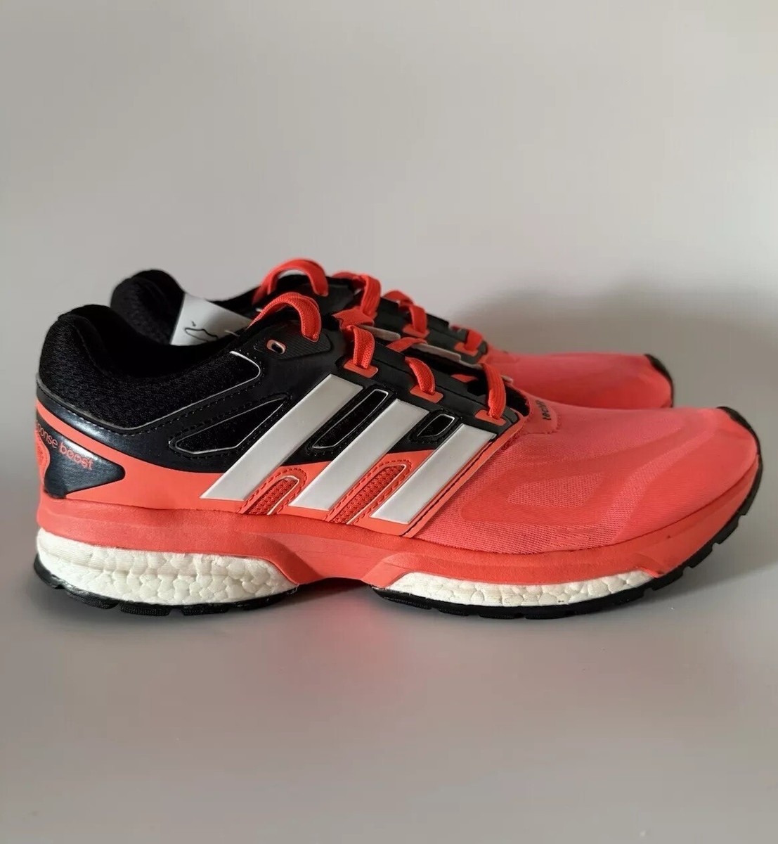 adidas Men's 8.5 RESPONSE BOOST TECH Running Shoes Bold Orange