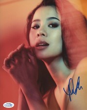 Leah Lewis Half of It Autographed Signed 8x10 Photo COA 2020-4