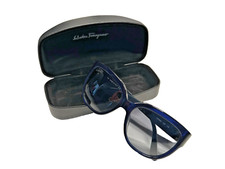 Salvatore Ferragamo Sonnenbrille, dunkelblau,...
