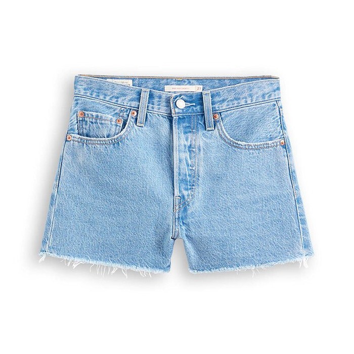 LEVI'S Denim Shorts 'Ribcage Shorts' - Light Blue - W29 - NEW
