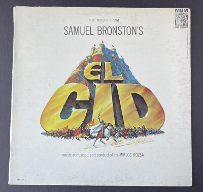 Samuel Bronston's - EL CID - Heston & Loren - Vinyl MGM Record