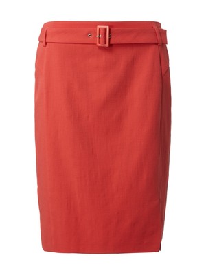 Gerry Weber Rock Gr. 42 Damenrock Bleistiftrock Stiefelrock Leinenrock Businessr
