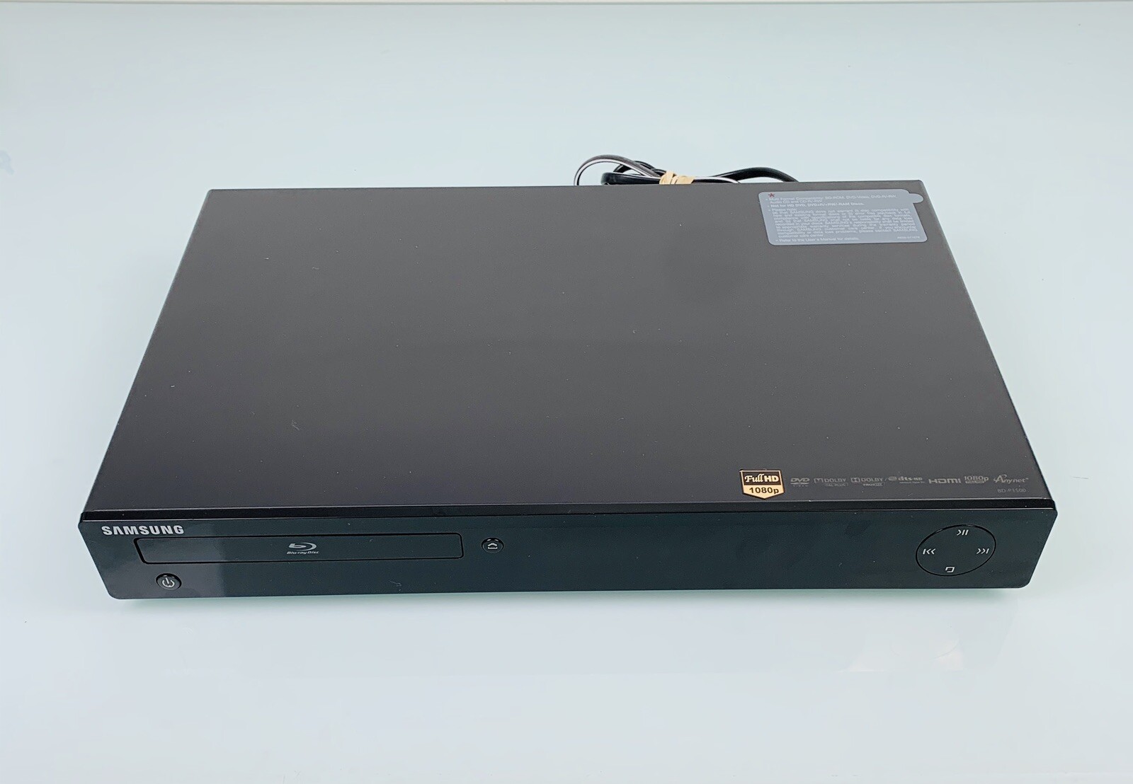 Samsung BDP1500 Network BluRay Disc Player Full HD 1080p Tested Work
