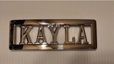 KAYLA Custom Personalized Name Belt Buckle -Put your name or word on Buckle