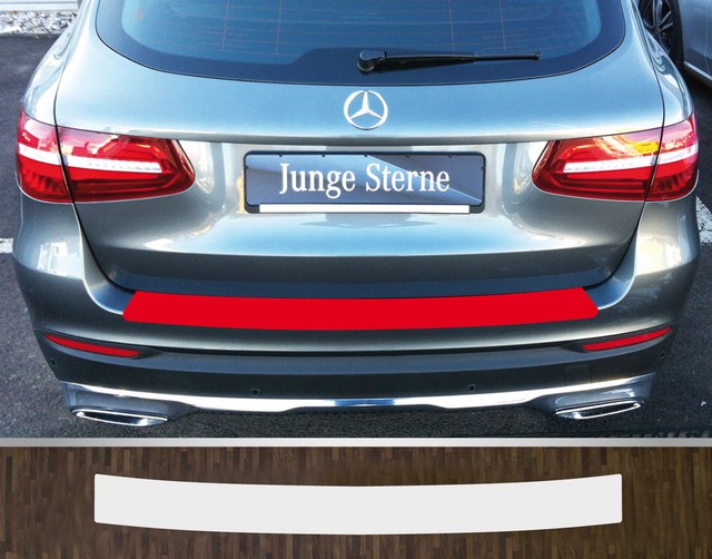Clear Protective Foil Bumper Protection Transparent For Mercedes Glc From 2015