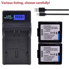 Batteria o caricabatteria per Panasonic CGA-DU07A/1B CGA-DU06 PV-GS34 PV-GS35 NV-GS400K