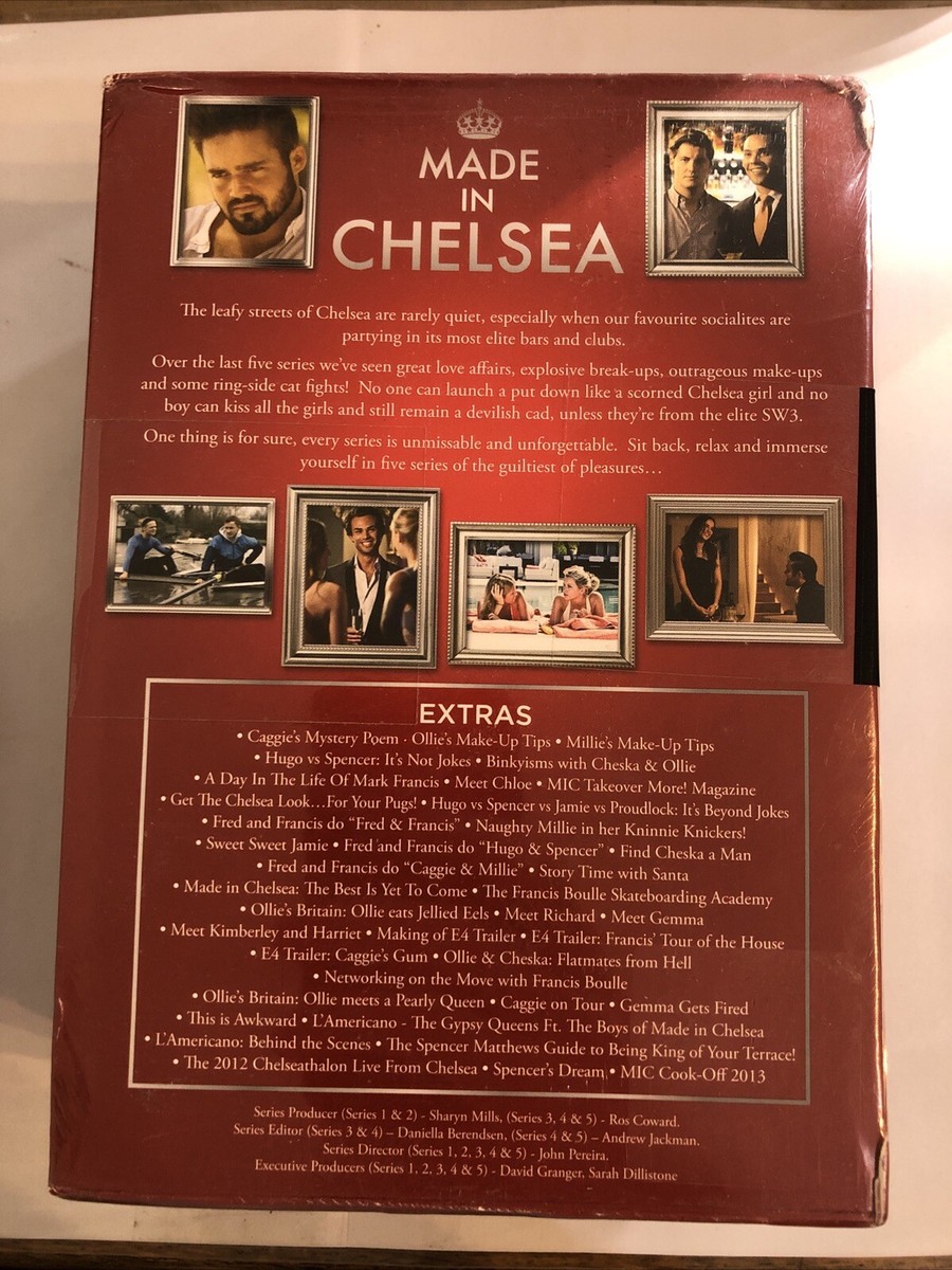 Made In Chelsea Series 1-5 Complete (Box Set) (DVD, 2013) for