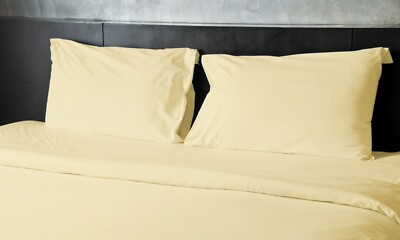 HIGH THREAD COUNT 1800 EGYPTIAN COTTON & BAMBOO SATIN SOFT SHEET DEEP POCKETS