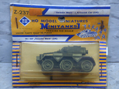 Roco Minitanks  Modern (UK)  British Saladin Mark 1 Armored Car Lot #4593