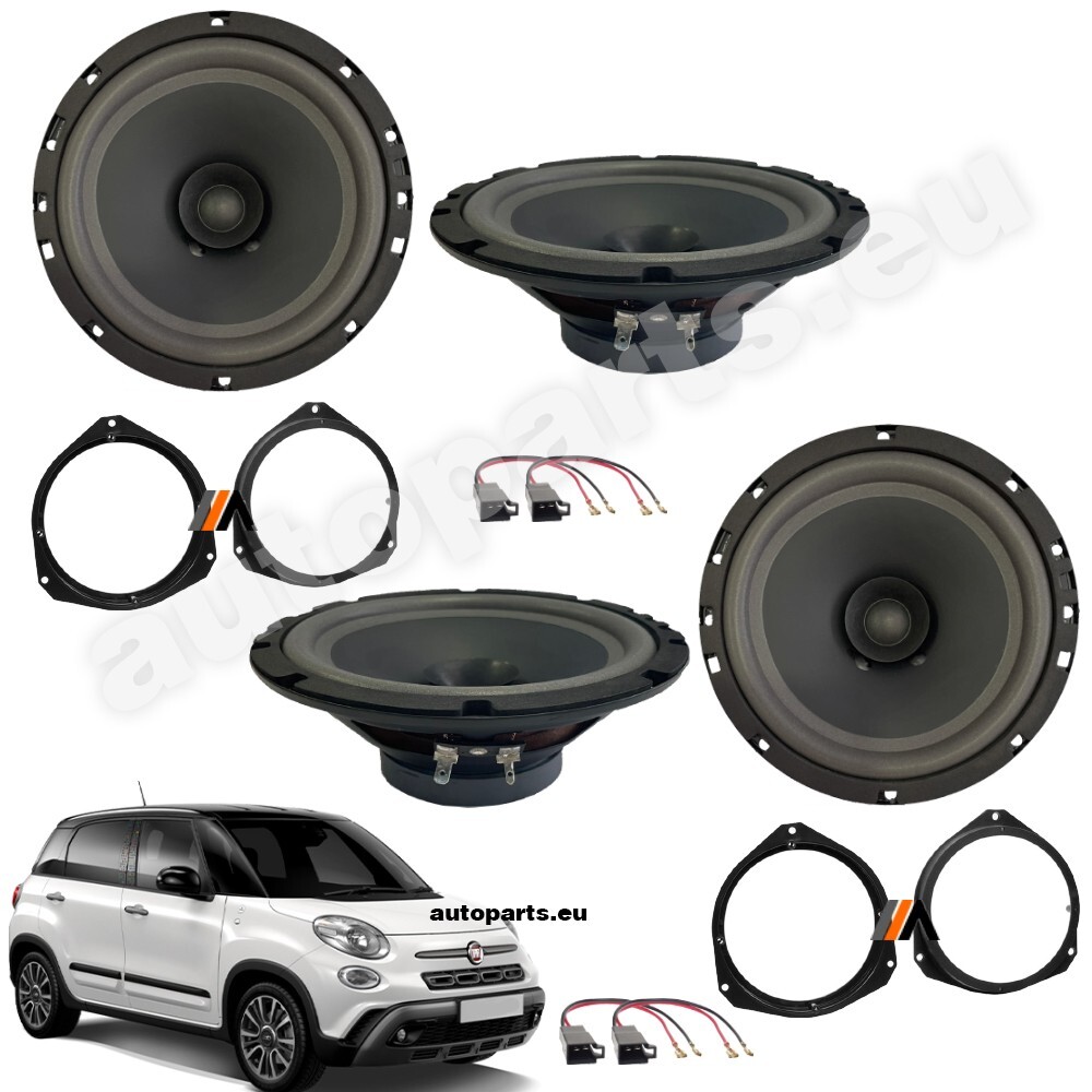 Altoparlanti Fiat 500L: Kit 4 Casse Suono Cristallino 2012+
