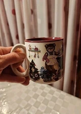 1990 Creative Concepts Coffee Mug/Cup Christmas- Teddy Bears