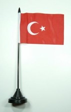 Fahne / Tischflagge Türkei 10 x 15 cm Tischfahne Flagge