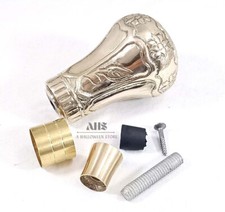 Designer Vintage Style Brass Knob Head Handle For Cane Walking Stick HANDLE Only
