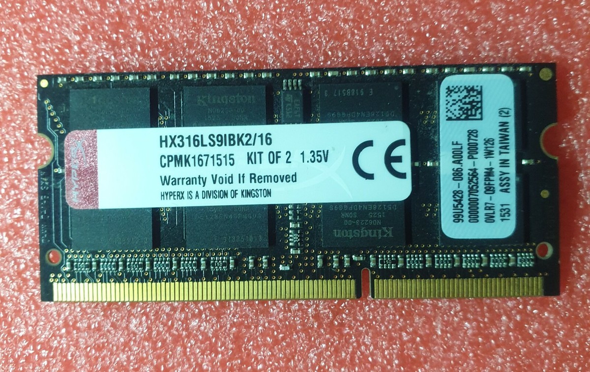 Kingston HX316LS9IBK2/16 (16 GB, PC3-12000 (DDR3-1600), DDR3 RAM