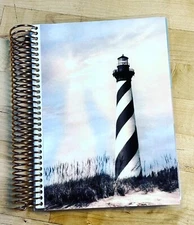 Lighthouse Cover Set 4 use with Erin Condren A5 Coil Spiral Planner~