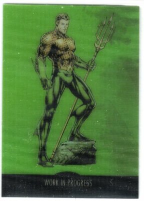 DC COMICS: THE NEW 52 WIP-7 WORK IN PROGRESS LENTICULAR INSERT AQUAMAN