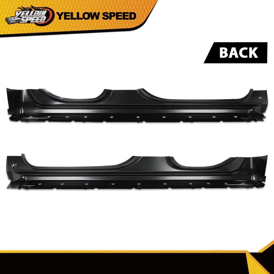 Rocker Panel Fit For 2014-2018 Chevy GMC Pickup Silverado Sierra Extended Cab - Image 3 of 4