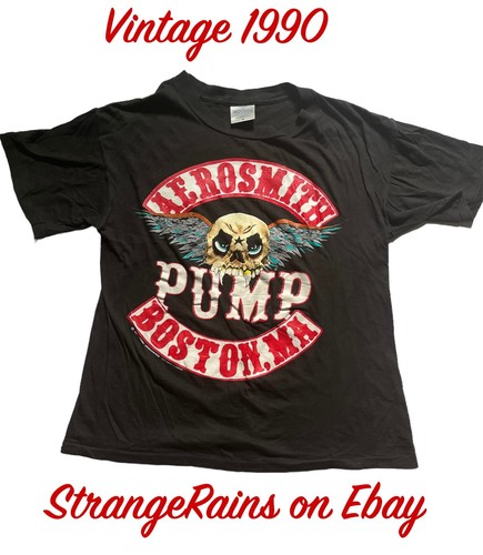 Legit 1990 Vintage AEROSMITH / PUMP Tour T Shirt (MED)