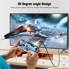 Cavo HDMI da USB-C, 2m, 4K, Thunderbolt 3/4, compatibile con iPhone, MacBook, Ga