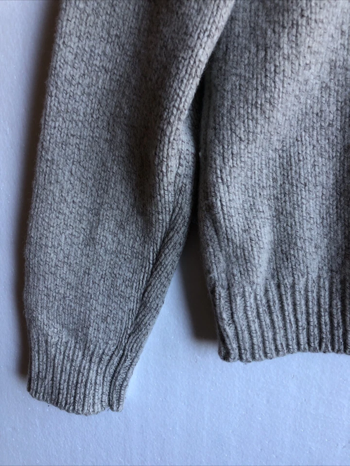 Jos A Bank Women’s Sweater S Gray Lambswool Blend Pullover Executive Collection - Image 4 of 4