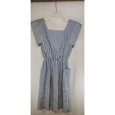 blue and white pinafore dress Essential Dorothy Pinafore